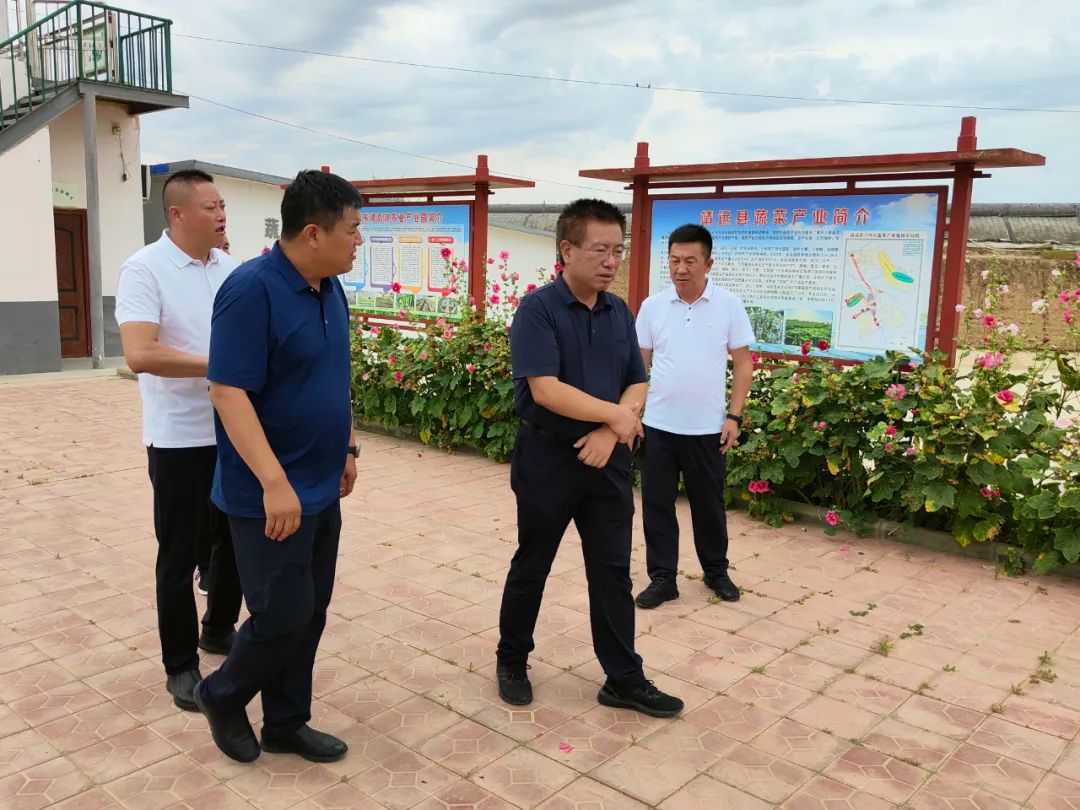 刘力江检查指导全市"和美乡村"建设现场推进会靖远县观摩点筹备情况