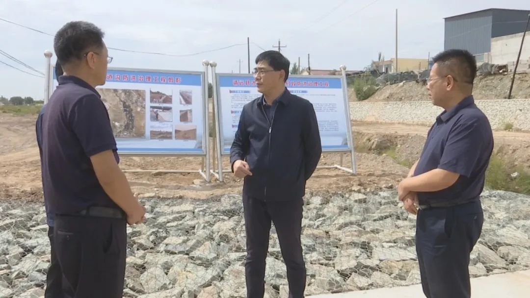 杨建武在靖远县会宁县调研防汛抗旱工作